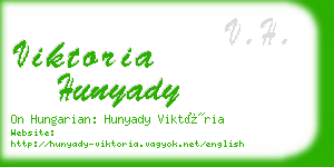 viktoria hunyady business card